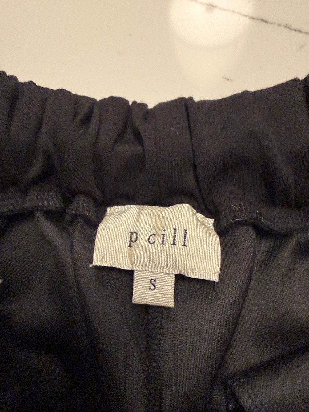 P. Cill Black and White Two-Piece Sweat Set Butter Modal fabric - Picture 6 of 6